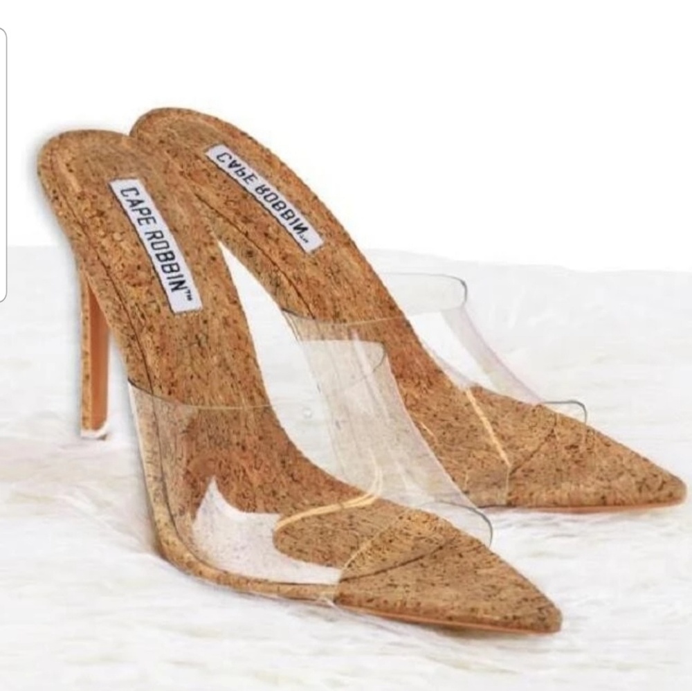 $30 Cape Robin Melrose  See-Through Heels